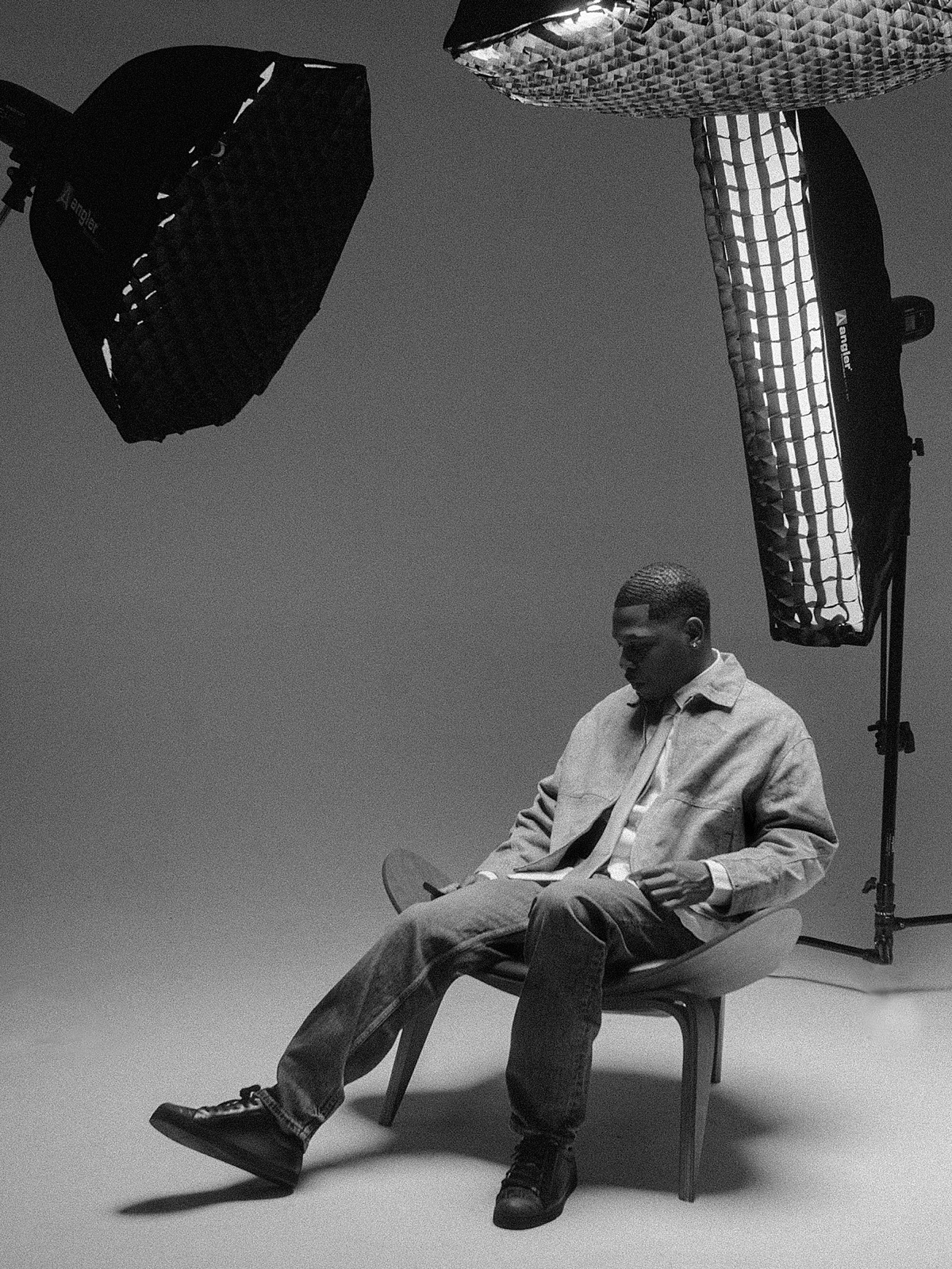 Octavious Mann in a studio environment